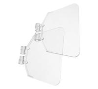 ifundom Lot De 2 Protection Oculaire De Banc Bouclier De Garde Meuleuse En Plastique Transparent 4.53X3.66In Réduit Les Projection De Poussière Pour Meulage De Banc Et Usage Domestique