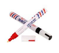 ifundom Marqueur pour Inscriptions sur Monuments 2pcs, Stylo de Retouche Imperméable en Plastique, Marquage Clair et Décoloration, Usage sur Métal et Plastique