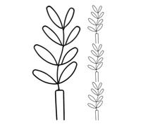 ifundom Noir Treillis Métallique Support Robuste en Fer pour Plantes Grimpantes 4 Pièces, D'extérieur et D'intérieur, Design Feuille Décoratif, Balcon et Jardin