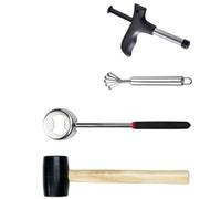 ifundom Ouvre-noix en Acier Inoxydable 1 Set Bord Lisse et Grand Trou pour Fruits, Outil de Cuisine pour Usage Domestique