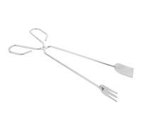 ifundom Pince pour Barbecue en Fer Robuste Manche Long, Outil Multifonction pour Feu de Bois, Cuisine et Camping