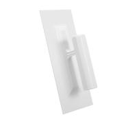 ifundom Platoir avec Poignée Ergonomique Confortable Outil Facile à Nettoyer Entretenir Enduit en Plastique Blanc pour Grattage et Finition des Murs