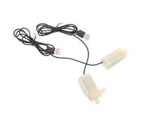 ifundom Pompe à Eau Submersible Compacte 2pcs pour Aquarium et Bassin, Design Carré en Plastique Beige, Circulation D'eau pour Fontaine DIY