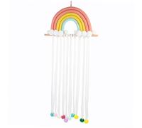 ifundom Porte-clip pour Barrette à Cheveux Arc-en-ciel pour Fille en Coton Composite, Organiseur Mural Décoratif pour Accessoires de Coiffure la Chambre