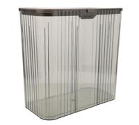 ifundom Poubelle à Pression 15l en PET, Grand Bac Moderne pour Bureau | Contient les Déchets Ménagers et Plastiques, Design Simple, Usage sous Bureau, Finition Luxueuse
