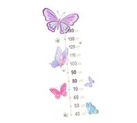 ifundom Sticker Toise De Croissance Garçon Et Filles 2 Pièces, Autocollant Mural Coloré Et Repositionnable, Décoration Chambre Bébé, Courbe De Croissance Bébé, Pour Salon Et Chambre D’garçon Et Filles