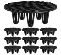 ifundom Supports Ronds pour Pots de Fleurs 12 cm, Lot de 10 - Élément en Plastique pour Circulation d'air renforcée, Usage intérieur et extérieur sur terrasse
