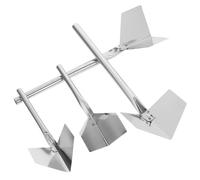 ifundom Truelle D'angle Outil Léger et Polyvalent en Acier Inoxydable 4 Pièces pour Enduit Intérieur et Extérieur, pour Travaux de Rénovation et Construction
