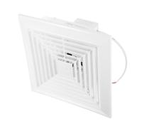 ifundom Ventilateur de Salle de Bain Encastré Silencieux et Puissant avec Flux D'air Haute Efficacité en Abs, Design Minimaliste Cuisine et Salle de Bain