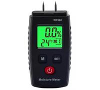 iFutniew Humidimètre pour bois, détecteur d'humidité numérique de type broche, détecteur de fuite d'eau, humidimètre portable pour bois, murs