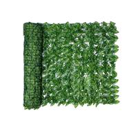 iFutniew Rouleau de clôture d'intimité en feuilles artificielles pour aménagement paysager extérieur jardin jardin balcon clôture facile à installer