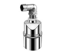 iFutniew Vanne de contrôle automatique du niveau d'eau 1/2" en acier inoxydable pour réservoir de piscine coude