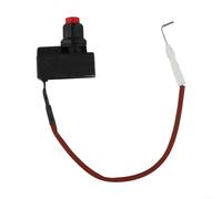 IG&NB700C1 Allumeur de chauffage à gaz avec bouton poussoir et interrupteur à impulsion pour chauffage de terrasse, four à feu, pièce de rechange noire (IG&NB700C1)