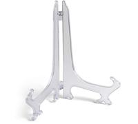 igadgitz home U7008 - Petit Chevalet de Table Porte Plat Pliable Support Photo Porte Assiette Décoratif - Petit / Moyen / Grand - Clair - Moyen (1 Pièce)