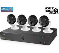 iGET HGNVK85304 - Kit de caméras PoE FullHD, NVR 8CH + 4x caméra IP 1080p, détection SMART, W/M/Andr/iOS
