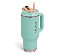 Igloo Flip 'n' Sip - Gobelet 946 ml / 32 oz - Seafoam - Avec Paille | 48 h au frais et 6 h au chaud - Couvercle étanche - Utilisation ambidextre - Base antidérapante - Passe au lave-vaisselle