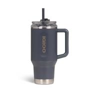 IGLOO TRAVEL MUG 32 gobelet isotherme 900ml inox avec paille - tasse étanche compatible boissons gazeuses, sans BPA - garde les boissons 12h chaudes & 48h froides, idéale en déplacement