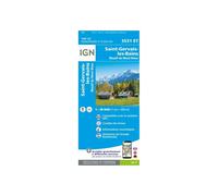 IGN - Saint-Gervais-Les-Bains / Massif du Mont Blanc - Carte topographique - Taille unique