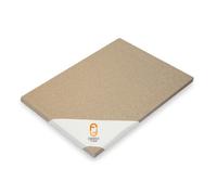Ignifuge 123 - Plaque de vermiculite 600 x 400 x 25 mm, argile réfractaire de remplacement pour la réparation de foyers, plaque de protection incendie pour poêles et cheminées, résistante à la chaleur