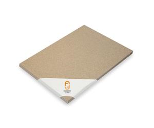 Ignifuge 123 - Plaque de vermiculite 600 x 400 x 25 mm, argile réfractaire de remplacement pour la réparation de foyers, plaque de protection incendie pour poêles et cheminées, résistante à la chaleur
