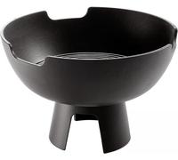 Ignis Feuerstelle – Petit foyer en fonte robuste, idéal pour le jardin, la terrasse, le camping et les activités de plein air, au design épuré, de couleur noire