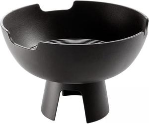 Ignis Feuerstelle – Petit foyer en fonte robuste, idéal pour le jardin, la terrasse, le camping et les activités de plein air, au design épuré, de couleur noire