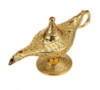 IGNPION Aladdin Lampe Legend Magic Genie Light Classic Home Office Décoration de table vintage avec boîte cadeau Doré