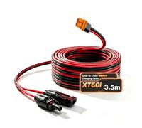 iHaospace Câble de charge solaire vers XT60i 3,5 m 12AWG XT60i rallonge | XT60i Câble d'extension compatible avec Ecoflow Delta 3/2 River 3/2 Anker SOLIX Station d'alimentation portable