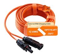 iHaospace XT60i Câble de charge fiche vers connecteur solaire 3 m/5 m 12 AWG XT60i Rallonge pour Ecoflow River et Delta Series Bluetti Anker Solix Power Station solaire (3 m)