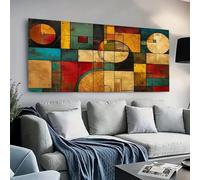 IHHGNB Impression sur toile abstraite moderne, affiche décorative à l'encre pour salons et chambres (80 x 160 cm (31 x 63 pouces) / Sans cadre)