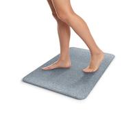 iHomara Tapis de bain en pierre, tapis de bain naturel en kieselgur antidérapant, séchage rapide, super absorbant, 60 * 39 cm Tapis de douche pour sol de salle de bain, maison et cuisine (panneau non