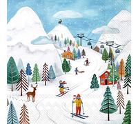 IHR Ideal Home Range - Serviettes en papier WINTER JOY 20 serviettes repas 33 cm x 33 cm
