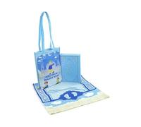 ihvan online, Tapis de prière musulmane pour enfants, motif Janamaz Sajadah, sac d'adoration, tapis de prière doux pour voyage, motif Janamaz Sajadah, sac bleu