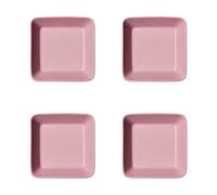 Iittala Assiette carrée Teema Rose. 12x12 cm. lot de 4