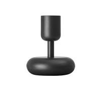 Iittala Bougeoir Nappula gris foncé petit 107 mm