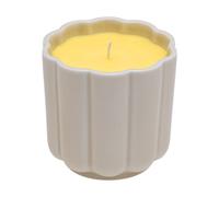 Iittala Bougie Play dans céramique ronde Beige-jaune