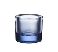 Iittala Kivi 1076155 Photophore en Verre Aqua 60 mm Design scandinave Décoration intemporelle