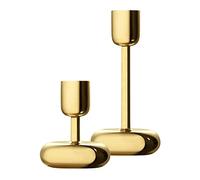Iittala Nappula 1063110 Lot de 2 Bougeoirs Laiton 8,9 x 18,3 cm