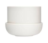 Iittala Pot avec soucoupe Nappula Ø17 cm h13 cm Blanc