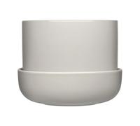 Iittala Pot avec soucoupe Nappula Ø17 cm h13 cm Gris clair