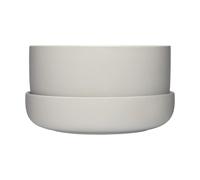 Iittala Pot avec soucoupe Nappula Ø24 cm h13 cm Gris clair