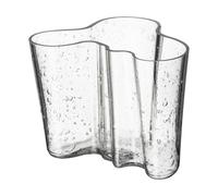 Iittala Vase Alvar Aalto Édition anniversaire 160 mm Verre à bulles transparent
