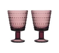 Iittala Verre à eau sur pied Kastehelmi 26cl lot de 2 Callune