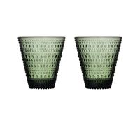 Iittala Verres Kastehelmi 30 cl. lot de 2 Vert pin