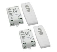 IJSDNVJNDX 2X -T02 AC 220 V Moteur Interrupteur de Télécommande Sans Interrupteur Commande à Distance Haut Vers Le Bas Arrêt Contrôleur de Moteur Tubulaire Inverse TX Verrouillé