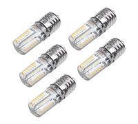 IJSDNVJNDX 5X E17 Socket 5W 64 Lampe LED Ampoule 3014 SMD Blanc Chaud AC 110V-220V