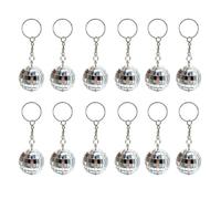 IJSDNVJNDX 72 Pièces Porte-Clés Boule Disco Années 70 Mini Porte-Clés Disco Porte-Clés Boule Disco Fête pour Accessoires de Fête des Années 1970