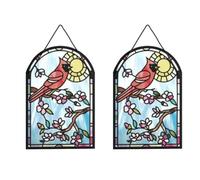 IJSDNVJNDX Carte Attrape-Soleil Oiseau Bénédiction Rouge pour Avoir Une Maman comme Vous