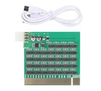 IJSDNVJNDX Carte de Test de Fente PCI-E 16X 8X 4X PCI Express pour Carte Mère Détecte le Court-Circuit Sud ou L'Ouverture PCI-E avec un Testeur de Lumière