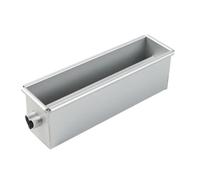 IJSDNVJNDX Moule à Gâteau Long en Forme de Cœur Fluide, Moule à Pain Carré en Alliage D'Aluminium avec Tube Central, Outils à Gâteau DIY, Installation Facile A